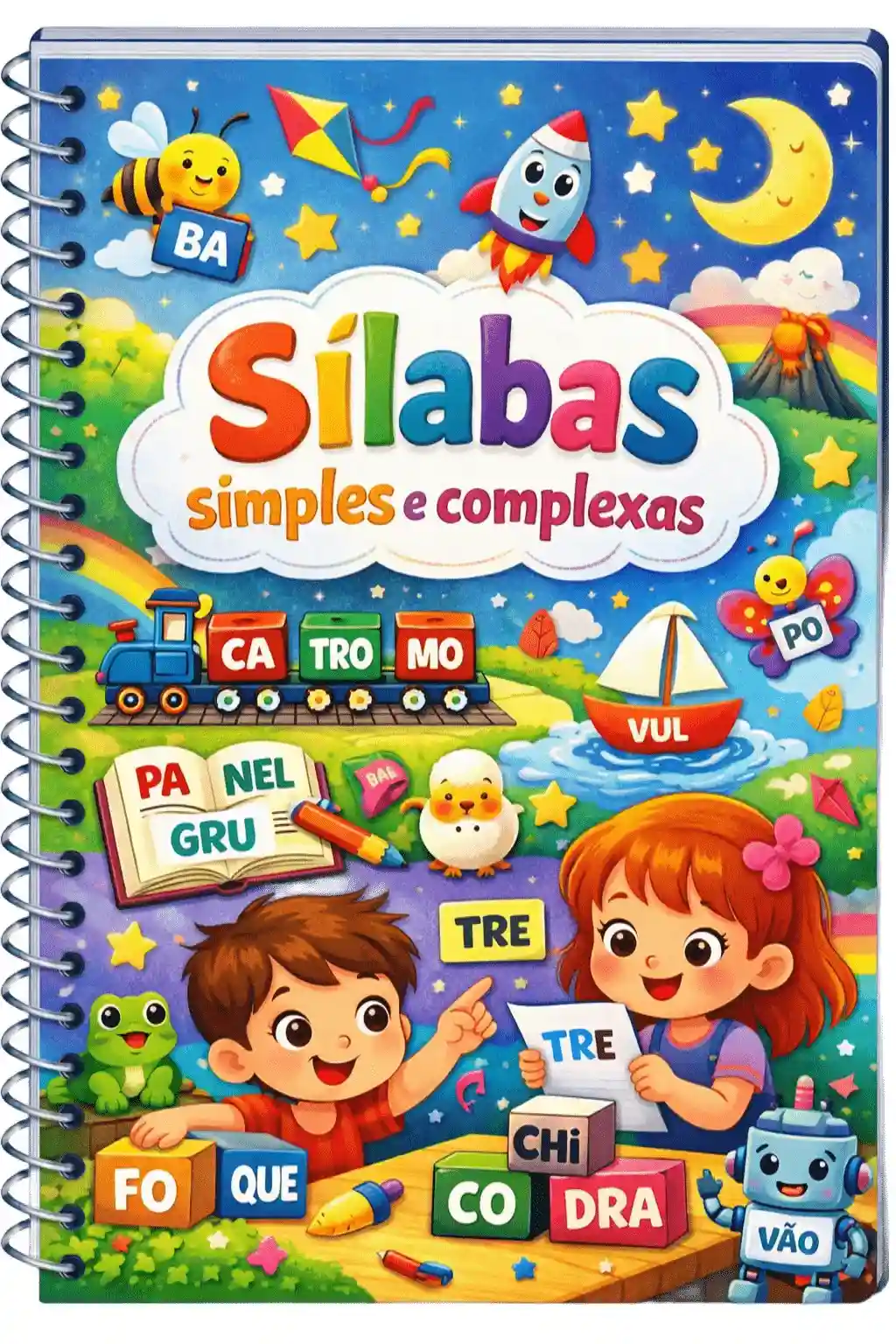 Caderno de Sílabas simples e complexas
