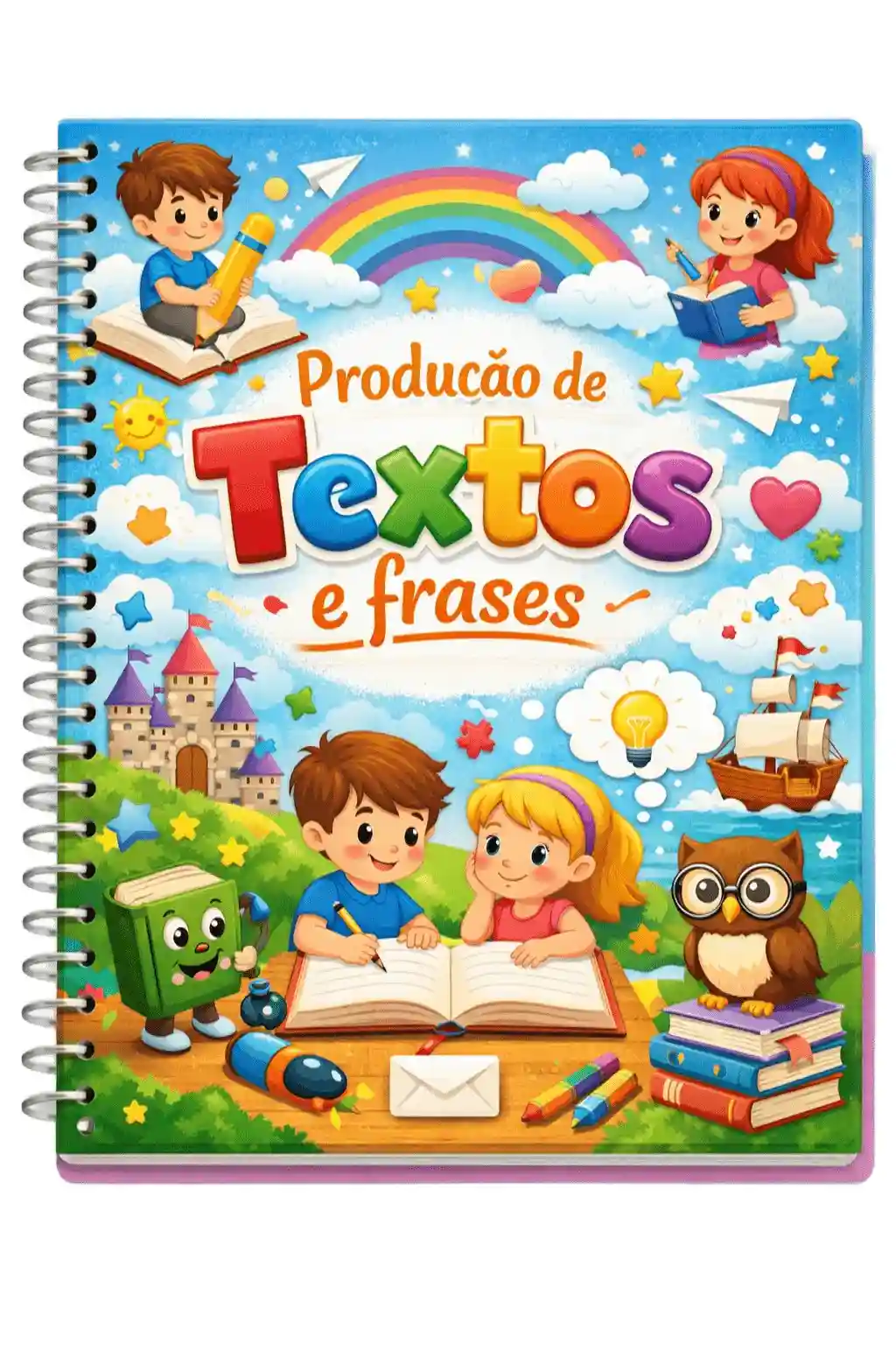 Caderno Produção de Textos e frases